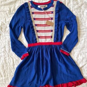 NWT Mini Boden Nutcracker Christmas dress, Size 5-6